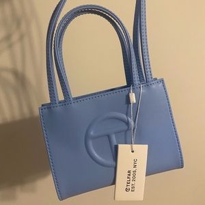 Telfar Mini Shopping Bag (Cerulean)